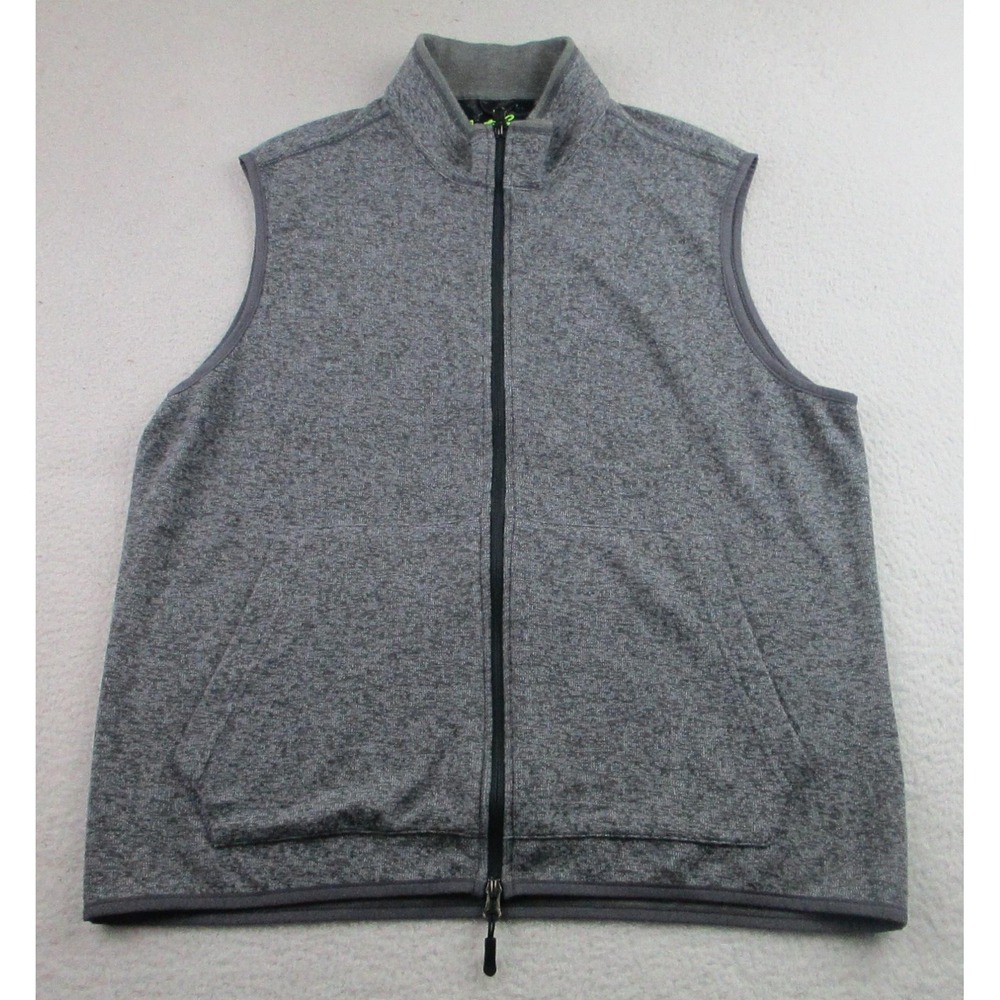 Robert Graham Vest Mens XL Full Zip Sleeveless Classic Fit Casual Outdoor Layer
